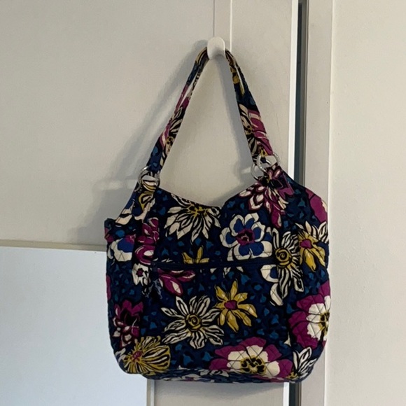 Vera Bradley Handbags - Vera Bradley Crescent Handbag African Violet Purse/Tote